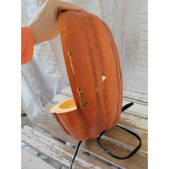 Witch pumpkin light up unique AS IS Halloween Thanksgiving home decor - Picture 10 of 10